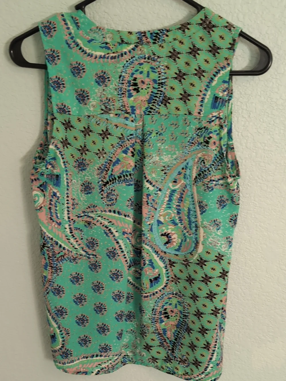 Collective Concepts Mint Green Paisley Top